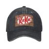 Шоколадный батончик Kit Kat Джинсовая ткань Кепка Повседневные Бейсболки Регулируемая Кепка Летние Унисекс Бейсболки