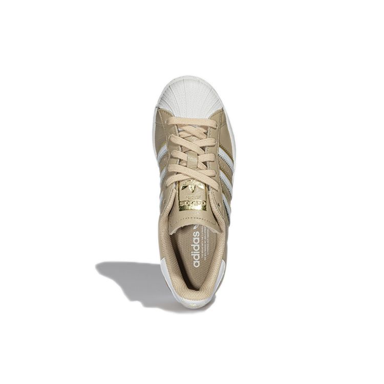 adidas Superstar Pale Nude Женские кроссовки Коричневые облачно-белые золотисто-металлические GZ3454
