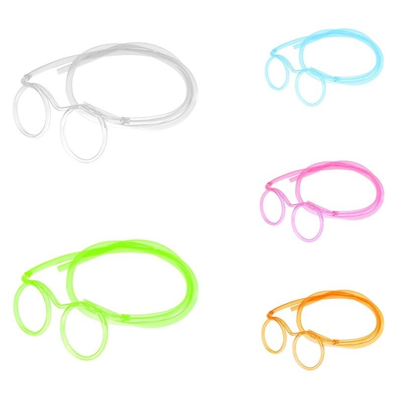 Забавные очки, соломинки, пластиковые трубочки для безалкогольных напитков, сока, мультяшные очки, подарки для детей, новые игрушки, товары для бара и вечеринки