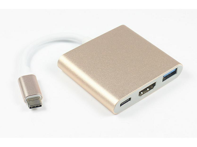 Конвертер USB-C в HDMI 4K для Switch - Адаптер три-в-одном