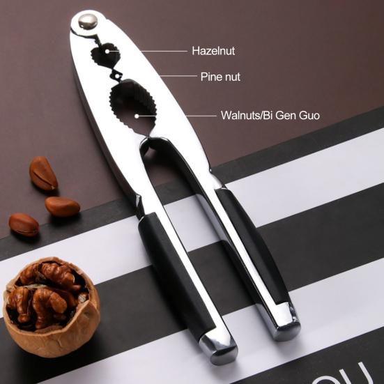 Walnut Cracker Heavy-duty Zinc Alloy Nut Cracker Tool Convenient Ergonomic Design Nut Opener for Home