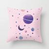 Pink Sky Cloud Peach Leather Velvet Pillowcase Sofa Office Pillow Cushion Cover