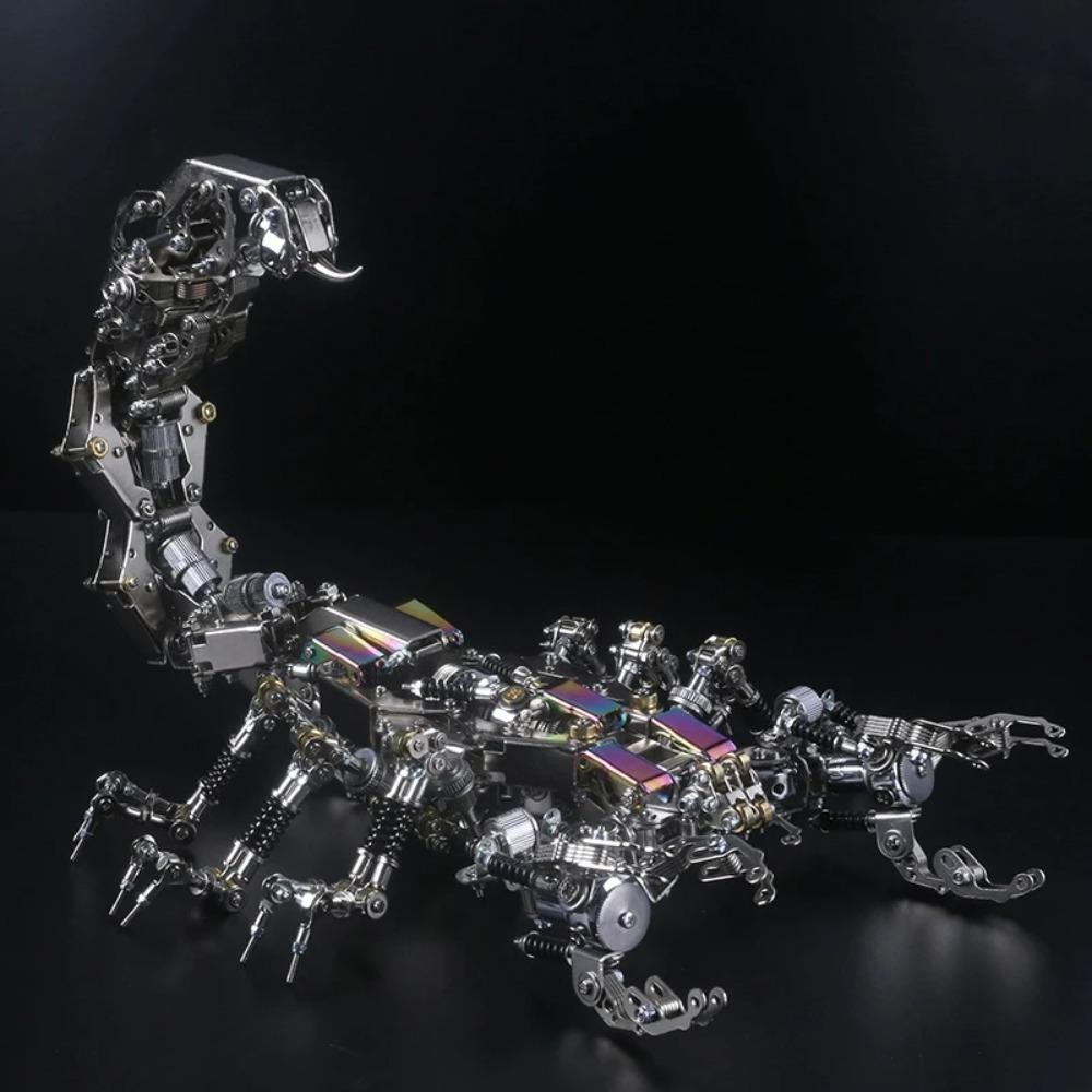 3D Металлическая Трехмерная Механическая Модель Скорпиона Пазл Собери Сам Строительные Блоки Игрушки для Взрослых Детей Подарок на День Рождения