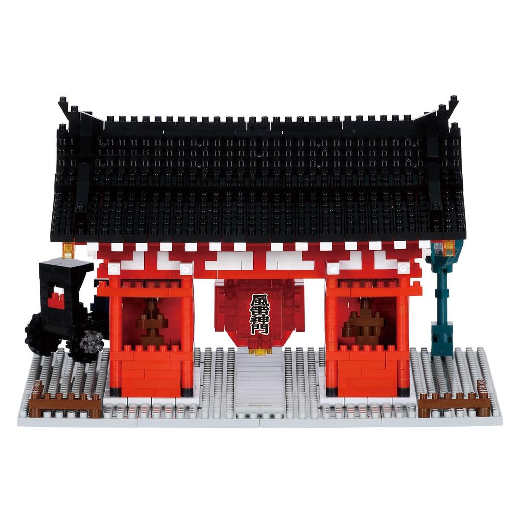 Kawada Nanoblock Kaminarimon 7 X 28 X 21cm 12 Years Old and Up Interior Hobby NBM-058 NBM-058