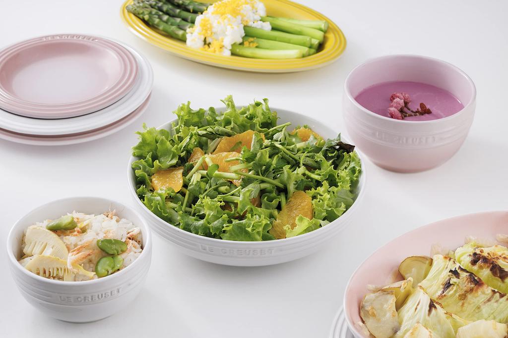 Круглая форма Le Creuset Deep Heat Cold Microwave Dishwasher Oven, жаропрочная, для запекания, карри, пасты, японская тарелка, 20 см, кремень, устойчивая,