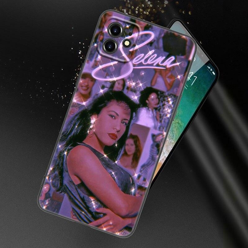 Чехол для телефона Selena Quintanilla для Apple iPhone 13 12 Mini 11 Pro XS Max XR X 8 7 6S 6 Plus SE 2022 2020 5S 5 мягкий черный чехол