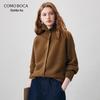 Женский свободный шерстяной кардиган Komomoka
