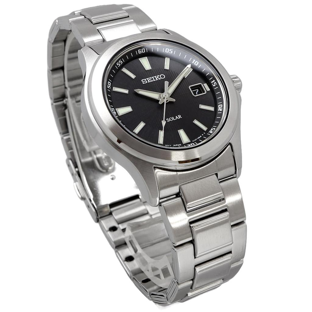 SEIKO Solar Quartz Watch SBPN067 Silver Black [Seiko] Men's []