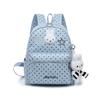 Schoolbag Japanese cartoon cute Korean version bag polka dot contrasting backpack student large capacity out girl heart small backpack