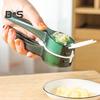 Garlic Press Multi Purpose Double Sided 2 In 1 Home Manual Garlic Cutter with Handle