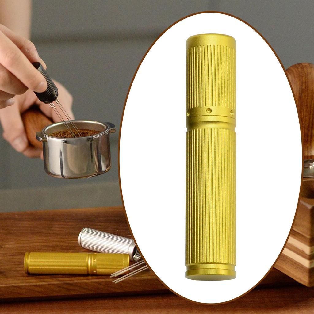 Coffee Tamper Distributor Professional Espresso Hand Stirring Pins Portable Coffee Ground Stirring Tool for Gifts Cafe Hotel