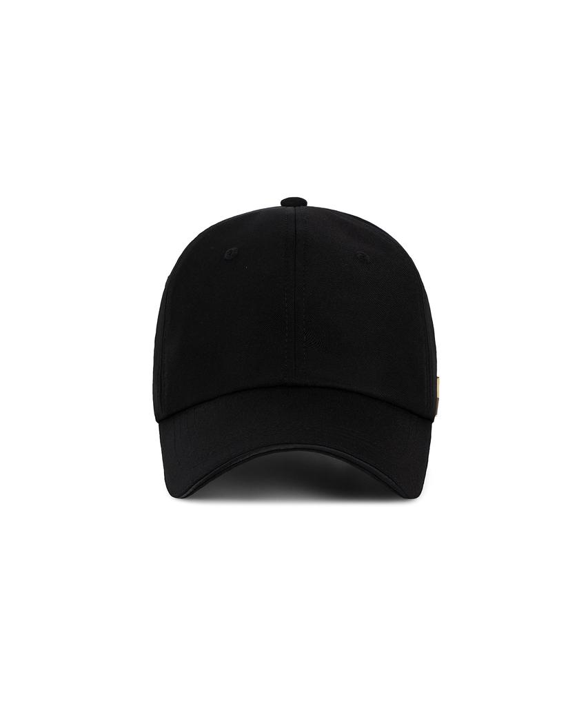 Черная oversized бейсболка BajaL с золотыми шипами