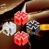 For Bicycle Motorcycle Universal Cross Style Car Wheel Tyre Stem Air Caps Car Styling 4pcs/lot Car Tire Air Valve Cap  Covers