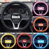 Universal Car Silicone Steering Wheel Cover Elastic Non-Slip Cover For 32-47cm Steering Wheel Multi Color Car Decor Accessories