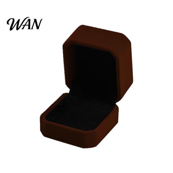 Pocket-sized Ring Box Velvet Box, Small Portable Jewelry Gift with Soft Firm Lock Lining Anti-Scratch Design, Case for Wedding, Engagement,