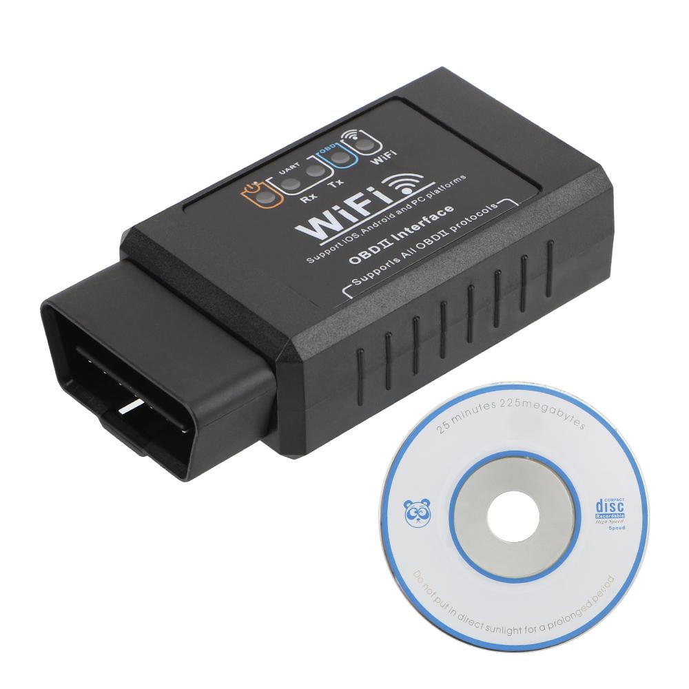 OBDII Scan Tool для iOS и Android Автомобильный детектор ELM327 WIFI Check Engine Light Диагностический инструмент Автомобильный диагностический сканер