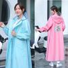 Women's Outdoor Walking Single Raincoat Scooter Motorcycle Battery Car Plus Long Body Rain Poncho
