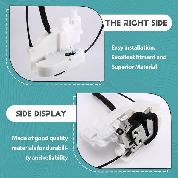 80500EB70A fits the Nissan Navara D40T's front right door latch actuator made from August 12, 2008.