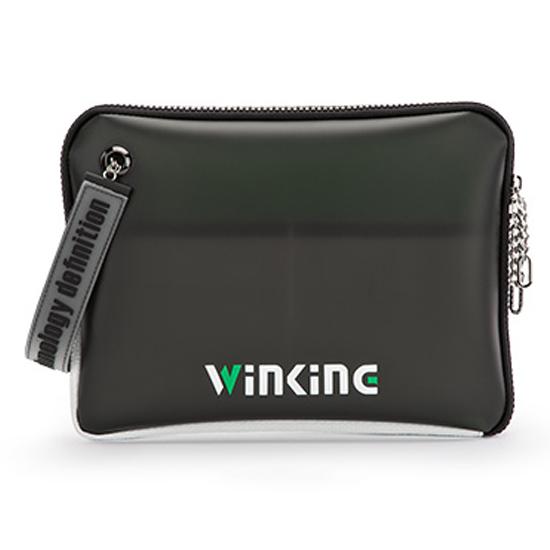 Men Women Laptop Bag 13 Inch Tablet Laptop Sleeve Case Linen+PU Leather Handbag 2022 New Street Trend Clutch Bag for Boys Girls