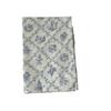 100% Cotton Digital Print Fabric: Retro Blue & White Floral Design for Children's & Women's Dresses and Handbags