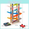 Wooden Gliding Car Toy For Kids With Inertia Track And Parentchild Interaction For Ages 1 To 4