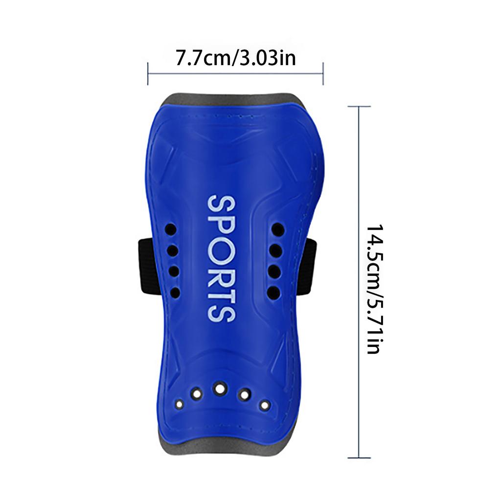 1 Pair Soccer Shin Guard Teens Breathable Shockproof Soccer Sports Shin Pad Adjustable Football Leg Protective Guards