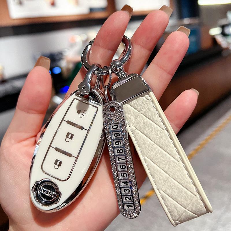 Applicable To Nissan Key Set 14th Generation Xuanyi Bluebird Teana Sunshine Qijun Nissan Tiida Bag Buckle Case Auto Supplies