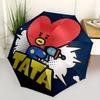 1pc BT21 Tata Automatic Umbrella 8-Bone Design Compact Gear for Outdoor Travel, Perfect Gift for Friends or Family yy250822071