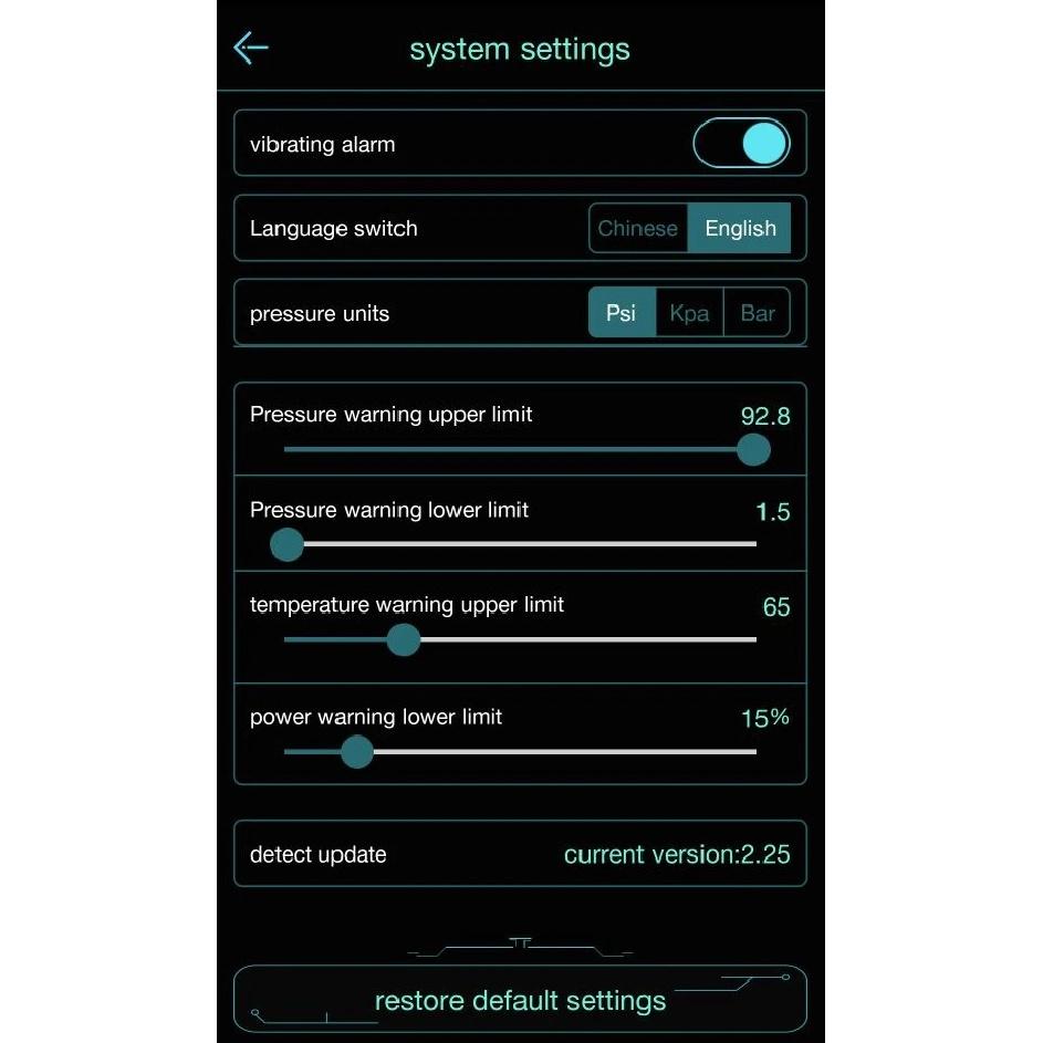 Для Android iOS BLE TPMS Датчик Давления в Шинах Автомобиля Водонепроницаемый Внутренний Внешний Сигнализация Датчики Давления в Шинах Bluetooth 5.0