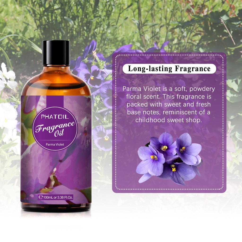 PHATOIL 100ml/3.38Fl.Oz Fragrance Oils Pure & Natural Essential Oils Perfect for Aromatherapy Diffuser Relaxation Massage Skin & Hair Care