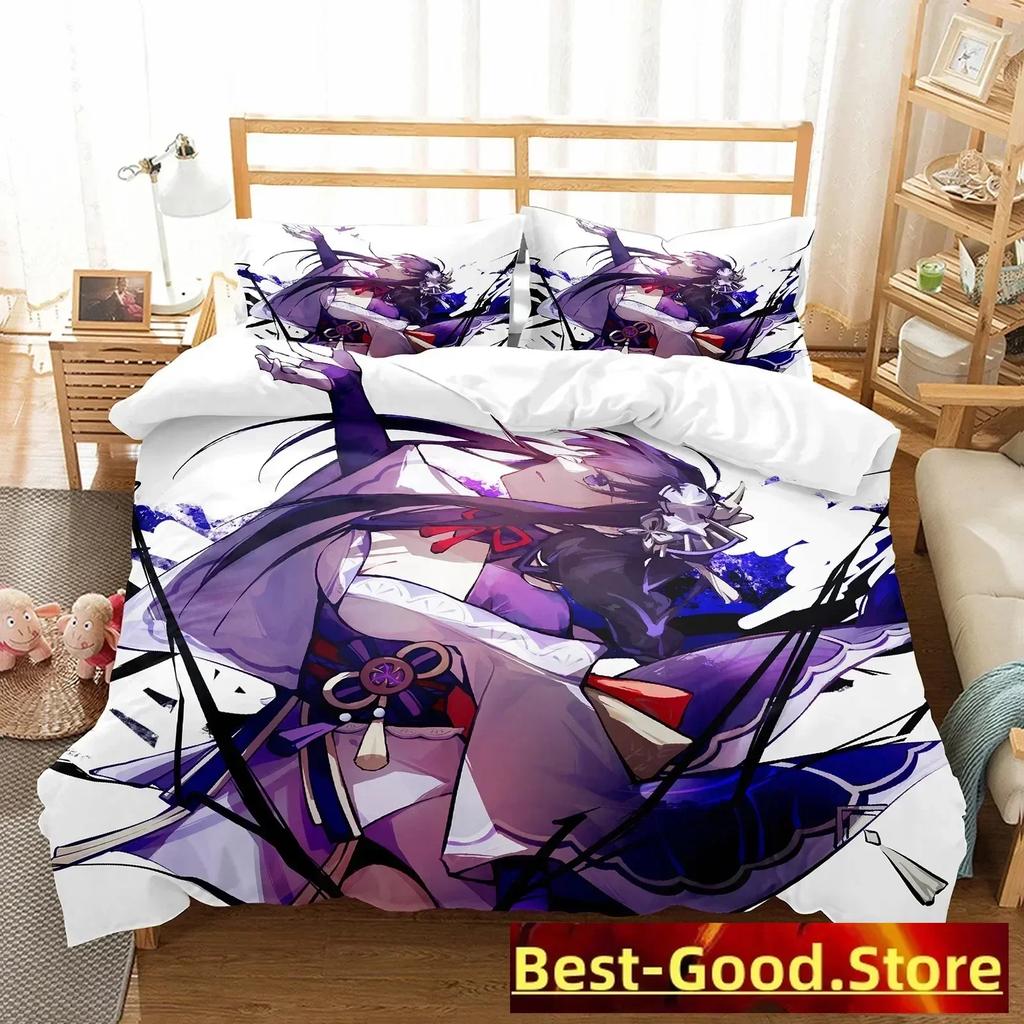 3D-принт Arataki Ltto Комплект постельного белья Single Twin Full Queen King Size Genshin Impact Комплект постельного белья для взрослых и детей, комплект пододеяльников