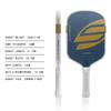 Gen5 Red Carbon Fiber Pickleball Paddle Thermoformed Balanced Embedded Weight Pro Tournament Paddle