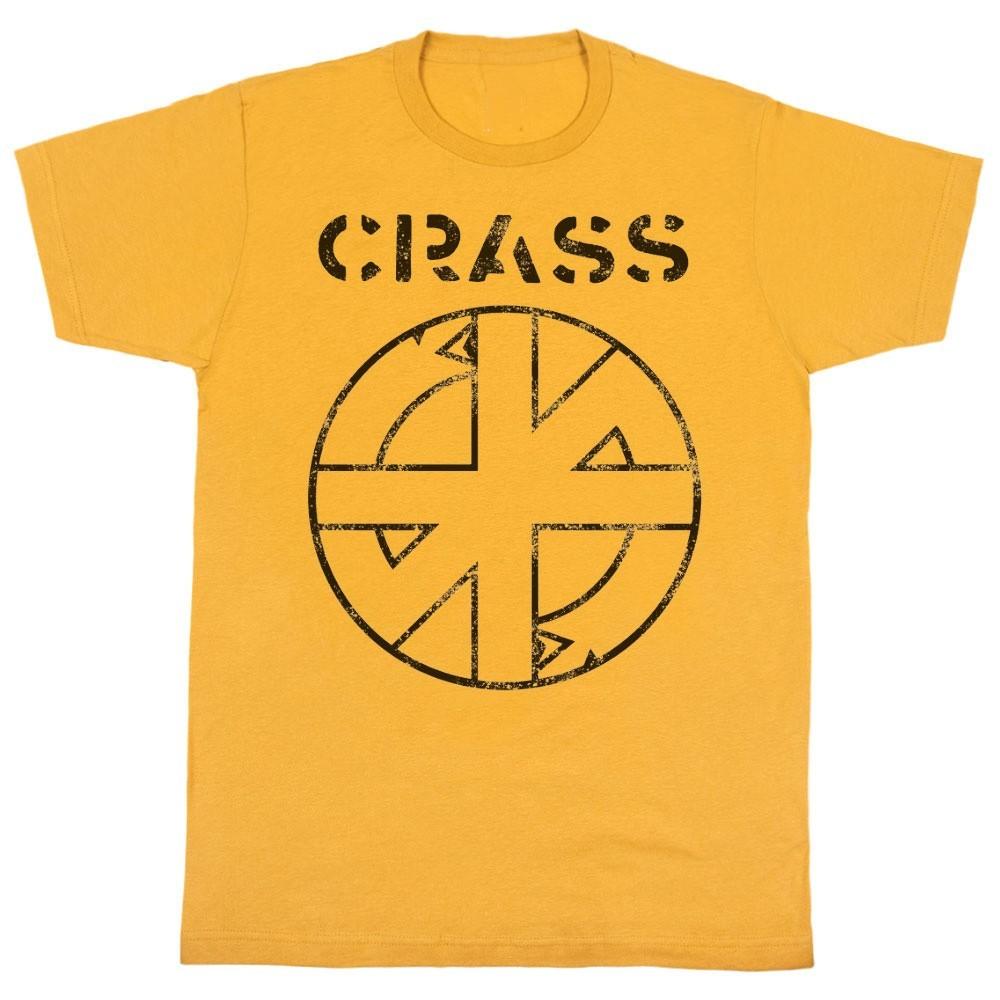 Crass Band Logo Band Style Shirt Yellow Classic Unisex S-5XL ND1478 Unisex T-Shirt