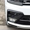 Аксессуары, рамка противотуманной фары для VW Tiguan R-LINE 2017 2018 2019, накладка рамки бампера, нижняя центральная решетка, рамка