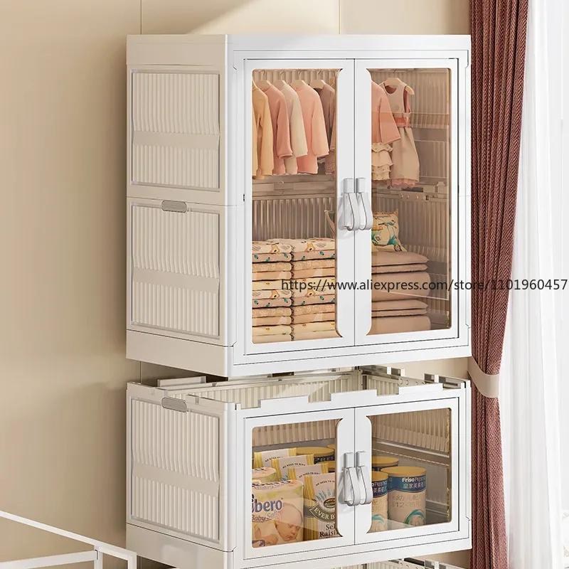 Детский шкаф, Спальня, Шкаф для домашнего хранения, Детский ящик для хранения, Ящик для хранения игрушек и одежды, Пластиковый складной шкаф