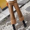 Plush Wide Leg Pants Women's Autumn and Winter New Style Casual 9-point Loose Large Size Slim Versatile Straight Pants
