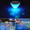 Waterproof Solar Floating Pool Lights Hollowed Out Dynamic Solar Lights  Bathtub