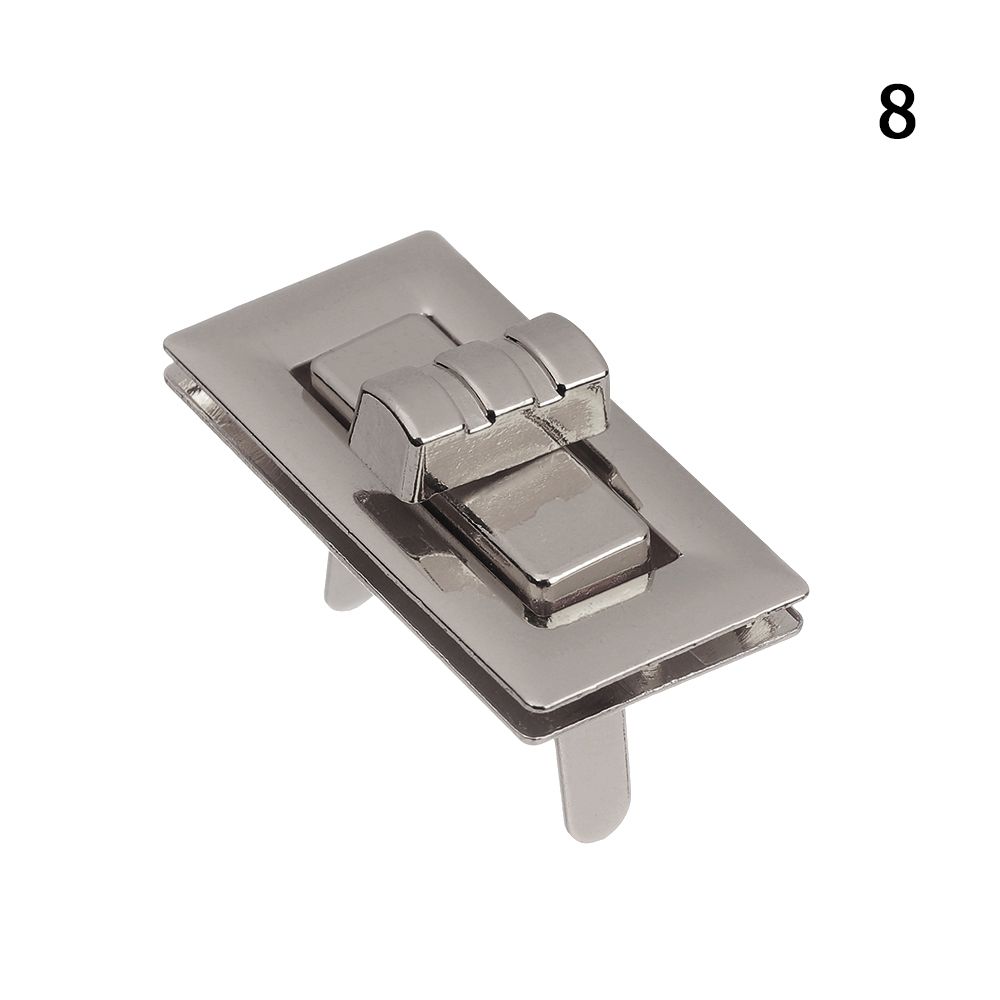 Аппаратное закрытие Аппаратное закрытие DIY Сумка Сумка Кошелек Металлическая застежка Поворотный замок Поворотный замок