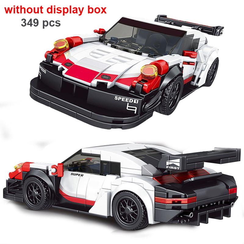 Технический Moc Car City Speed Champion Спортивный гоночный автомобиль Строительные блоки Кирпич Обучающие конструкторы Игрушки