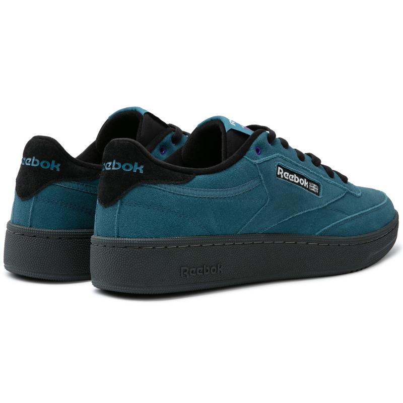 Reebok Кеды для скейтборда CLUB C 85 W+ с низким верхом Унисекс Синие кроссовки 24FRC901U0GB7