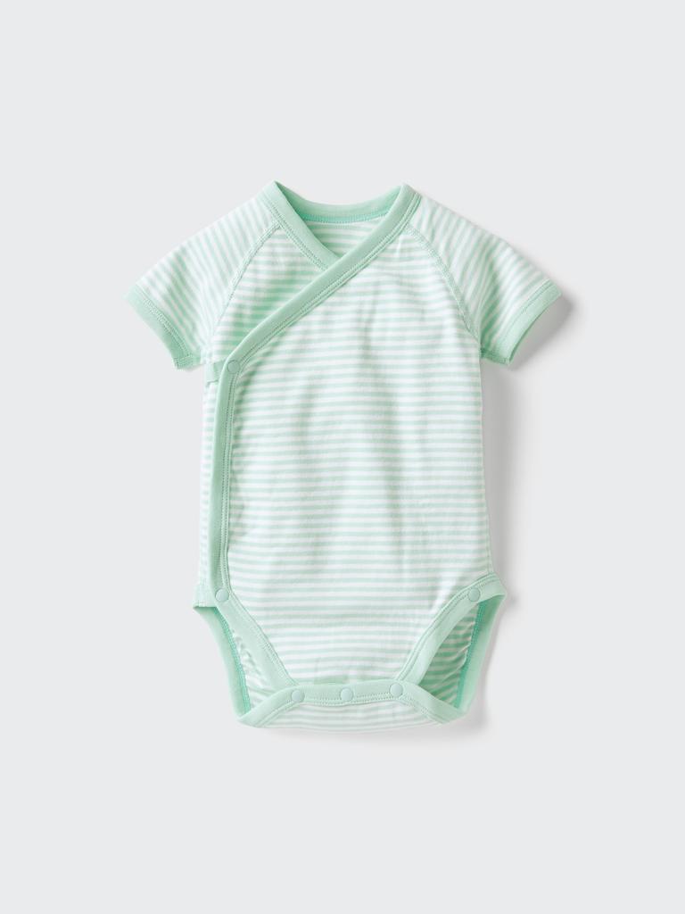 Uniqlo Japan Bodysuit  Short Sleeve  Front Opening 