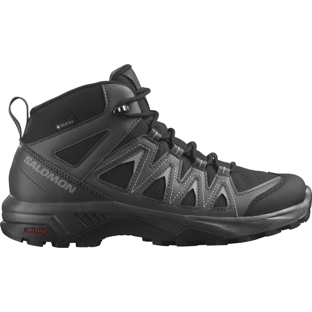 Hiking Trekking Shoes X BRAZE MID Cm [Salomon] Gore-TEX Women's Black/Magnet/Hazelnut 22.0