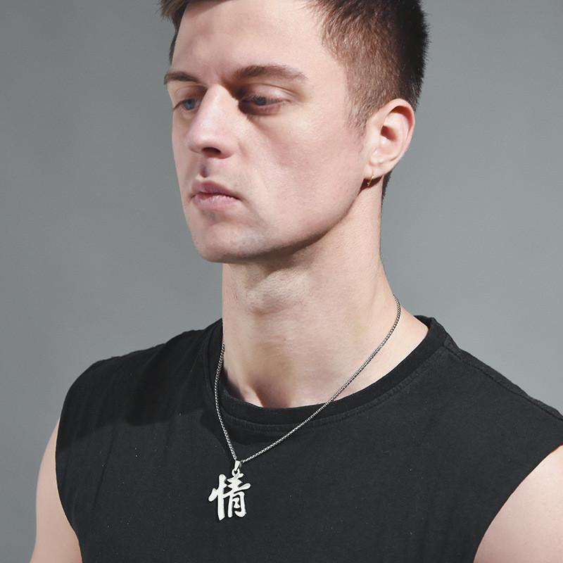 Корейский стиль Титановая сталь Кулон в виде сердца Ожерелье для пар Минималистичные украшения Подарок