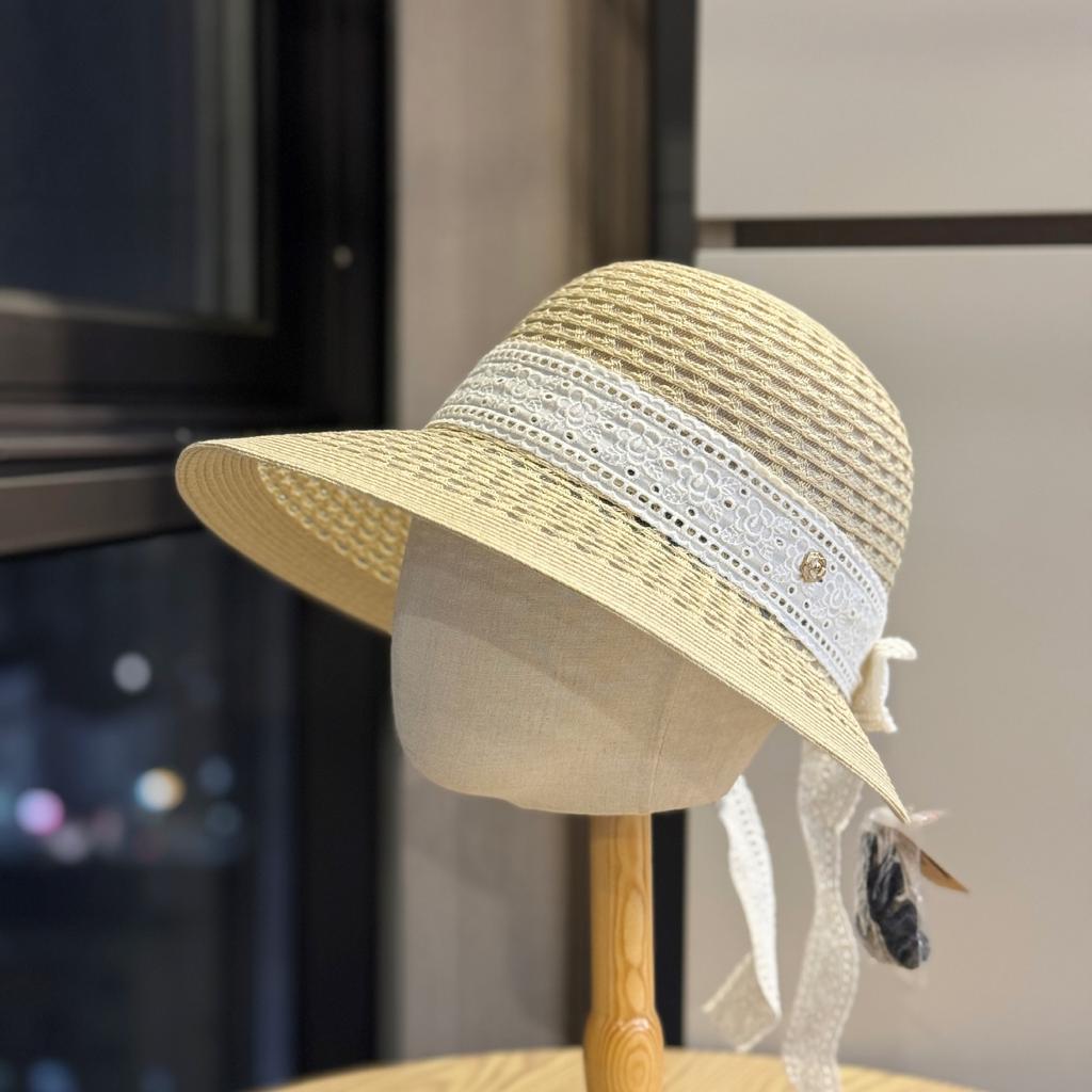 New style beach straw hat for women in summer2026Sun hat for vacation, Japanese-style beach hat with wide brim for sun protection
