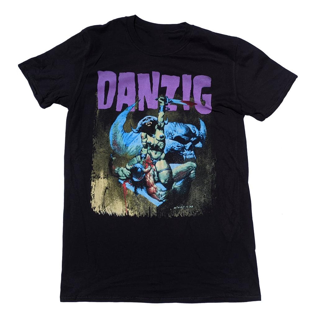 Danzig BAnd T-Shirt White Cotton Short Sleeve Unisex Tee All Size S-234Xl VC1256