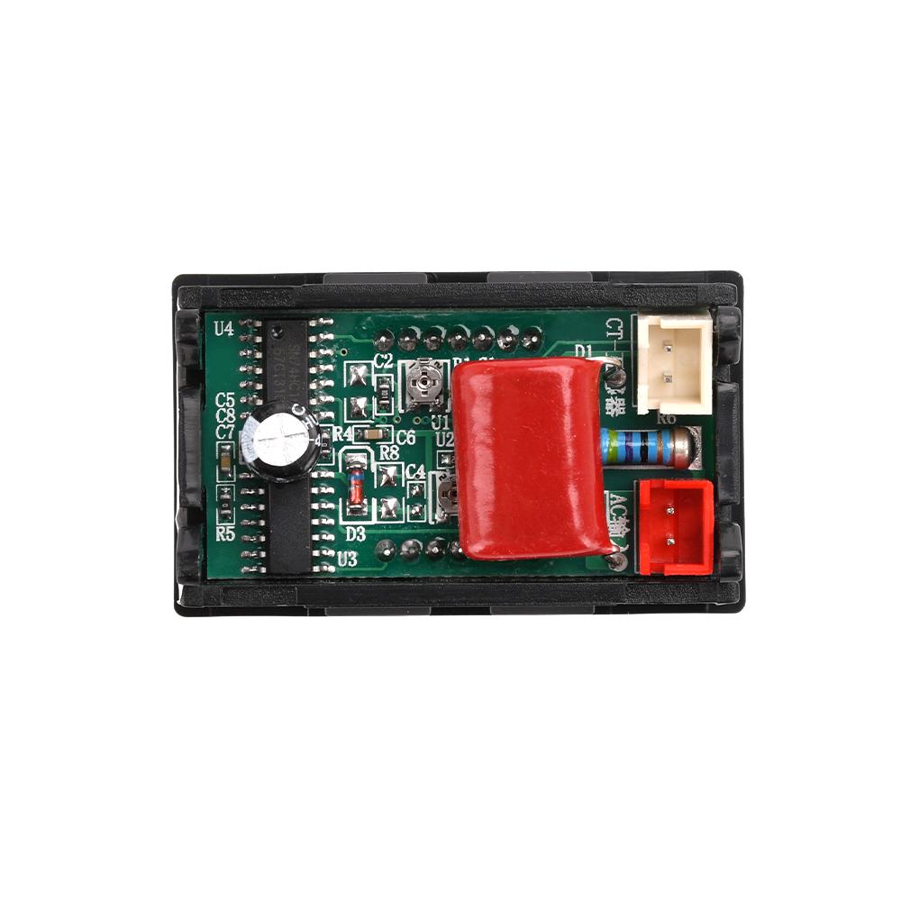 AC50-500V 10A 50A 100A Digital Voltmeter Ammeter 0.28" Dual LED Display Panel with Transformer
