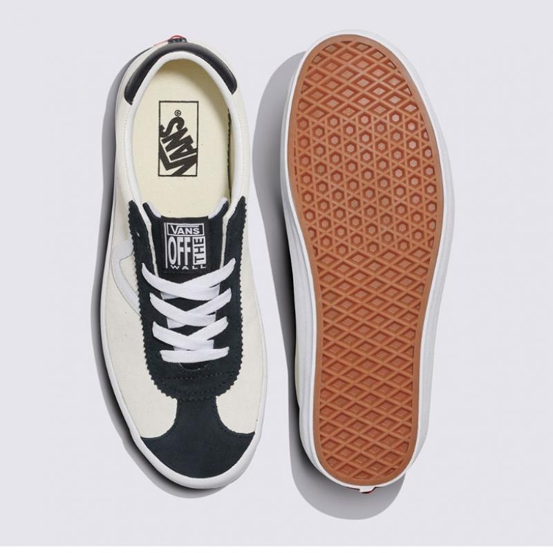 Vans Sports Raw Suede Black White Vn000d09y281
