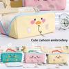 Cartoon Animal Pencil Case Color Matching Student Stationery Bags Gifts Stationery Storage Cases