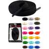 KutsuGoods Плоские шнурки Шнурки с акцентом на материал 100см 120см 140см 160см ширина 8мм