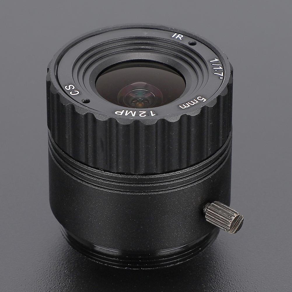 5mm 12MP HD F1.2 1/1.7 CS Mount Fixed CCTV Camera Lens